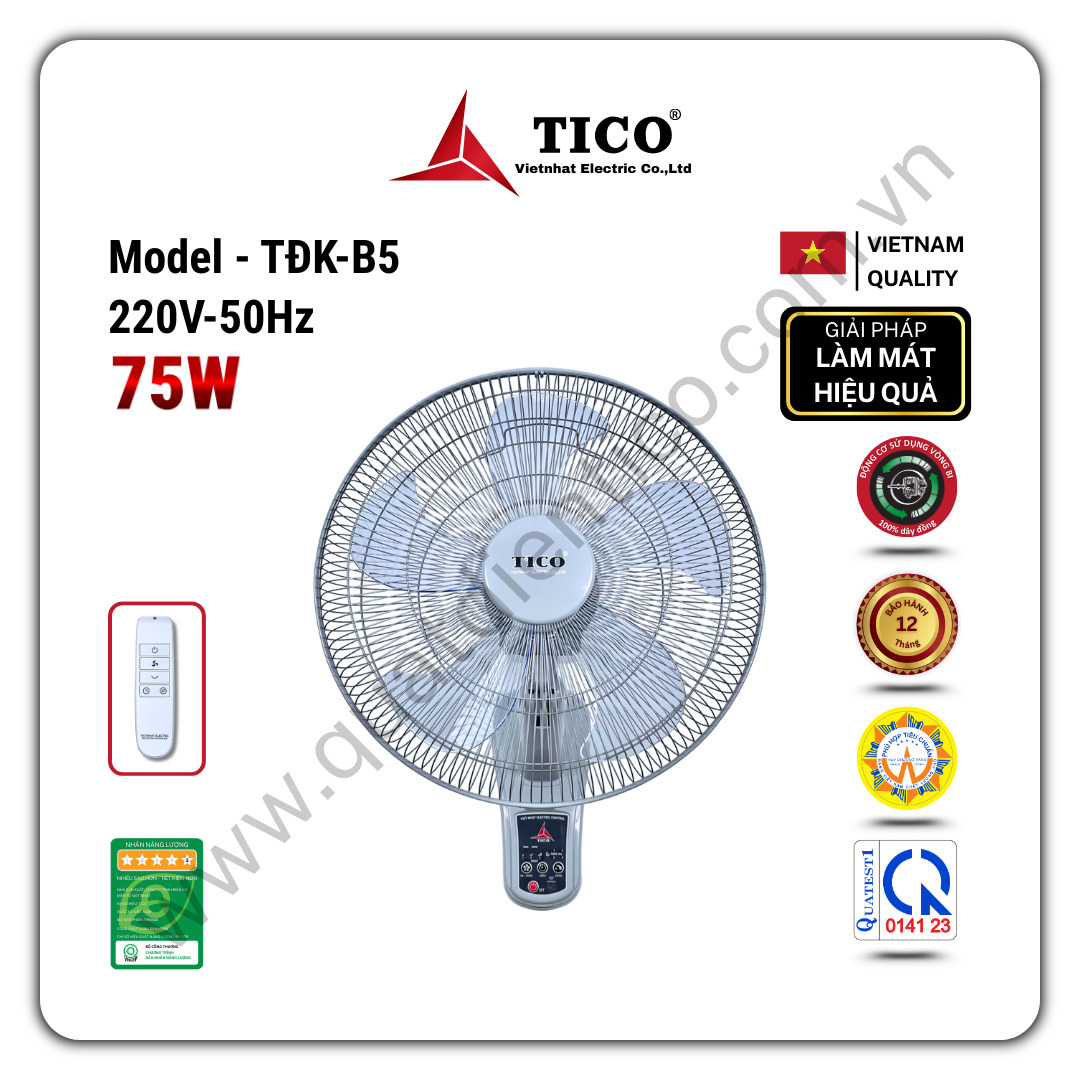 Quạt treo điều khiển TĐK-B5