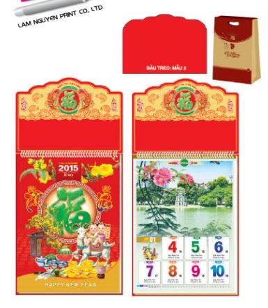 In lịch - In Lâm Nguyễn - Công Ty TNHH In Lâm Nguyễn