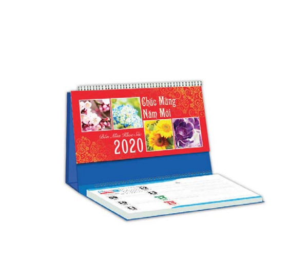 In lịch bàn có note