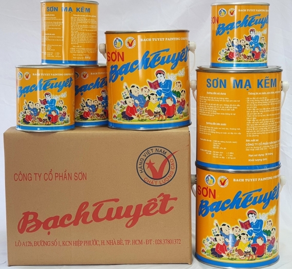 Sơn mạ kẽm Bạch Tuyết - Sơn Thiên Long - Công Ty TNHH Thương Mại Dịch Vụ Sơn Thiên Long