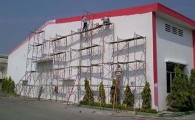 Sơn nhà xưởng công ty Dynamo Bình Dương - Sơn Thiên Long - Công Ty TNHH Thương Mại Dịch Vụ Sơn Thiên Long