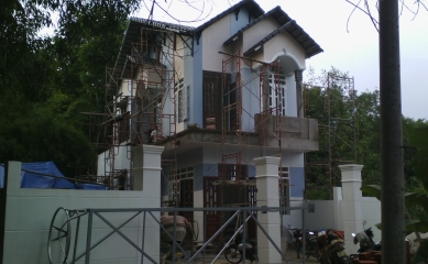 Thi công sơn nhà anh Tuân, Tân Định, Bình Dương - Sơn Thiên Long - Công Ty TNHH Thương Mại Dịch Vụ Sơn Thiên Long