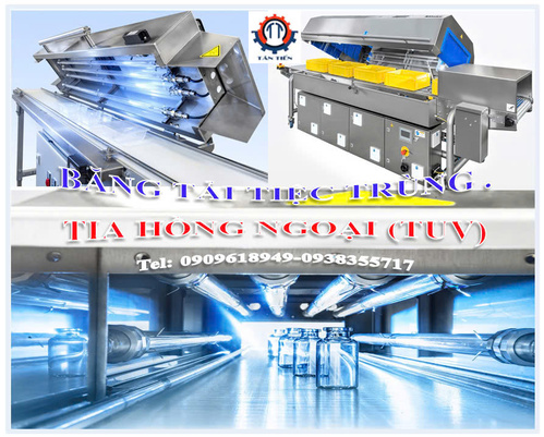 Băng tải tiệt trùng tia hồng ngoại TUV