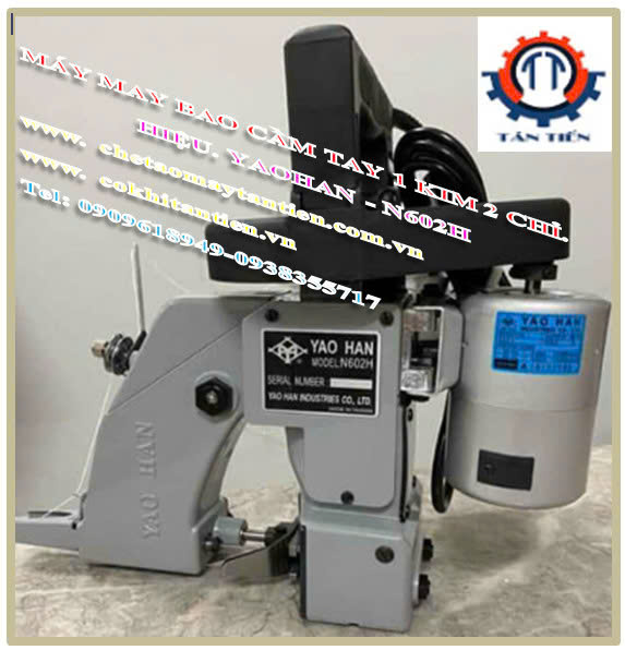 Máy may bao cầm tay 1 kim 2 chỉ Yaohan - N602H