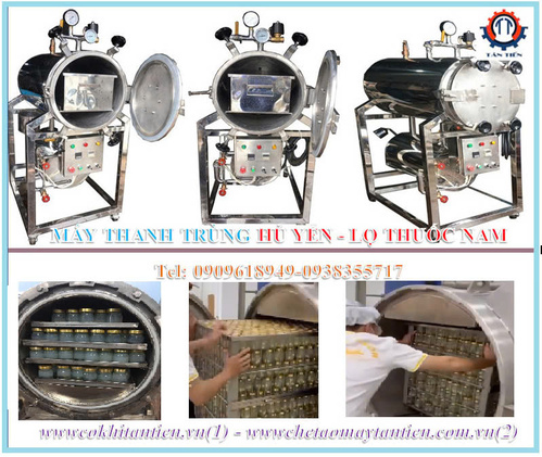 Máy thanh trùng hũ yến, lọ thuốc nam