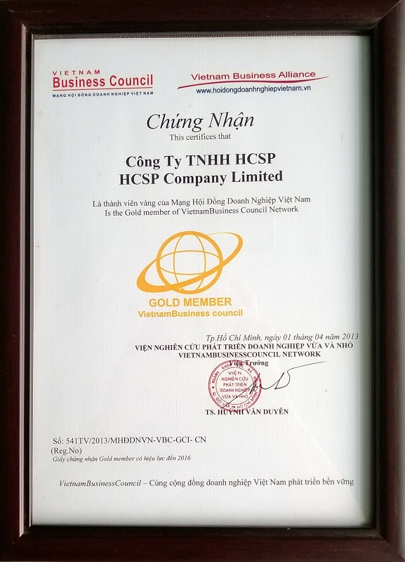 Gold Member of VN Business Council Network