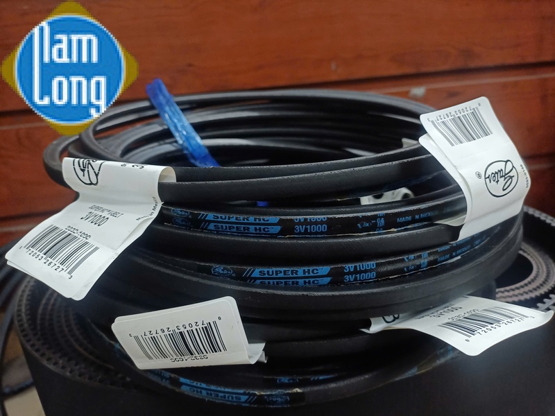 Dây curoa 3V1000 Super HC Gates - Dây Curoa Nam Long - Công Ty TNHH Thiết Bị Công Nghiệp Nam Long