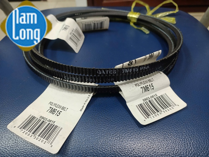 Dây curoa 7M615 Polyflex JB Gates - Dây Curoa Nam Long - Công Ty TNHH Thiết Bị Công Nghiệp Nam Long