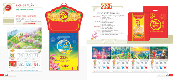 Lịch 52 tuần