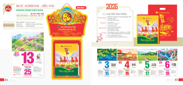 Lịch Bloc Agribank