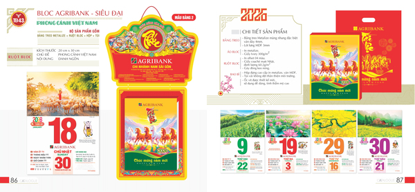 Lịch Bloc Agribank