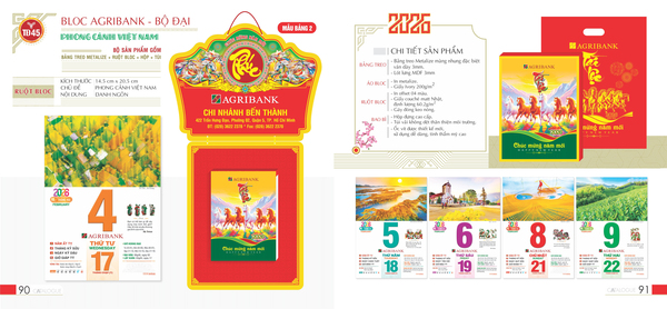 Lịch Bloc Agribank