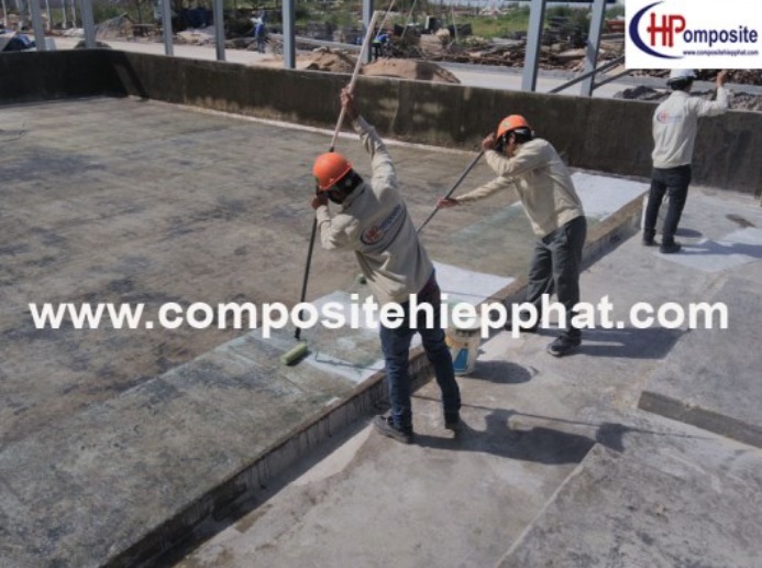 Bọc phủ FRP cho nền bê tông