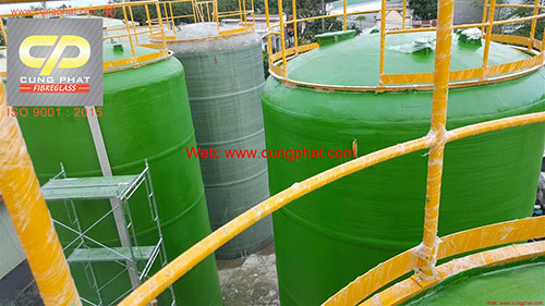 Bồn Composite FRP chứa dầu cá - Công Ty TNHH Cung Phát