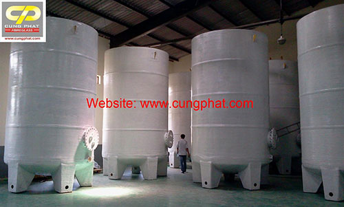 Bồn Composite FRP chứa nước mắm - Công Ty TNHH Cung Phát