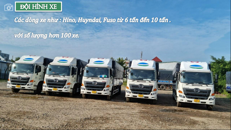 Hình ảnh đội hình xe Quang Tường - Vận Tải Quang Tường - Công Ty TNHH Giải Pháp Vận Tải Quang Tường