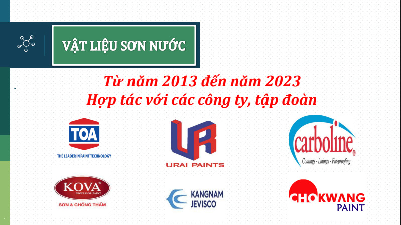 Đối tác vật liệu sơn nước - Vận Tải Quang Tường - Công Ty TNHH Giải Pháp Vận Tải Quang Tường