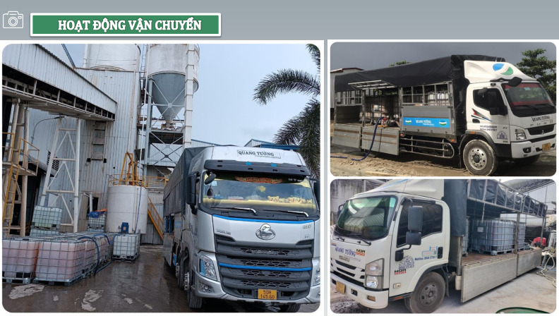 Hình ảnh hoạt động vận chuyển - Vận Tải Quang Tường - Công Ty TNHH Giải Pháp Vận Tải Quang Tường