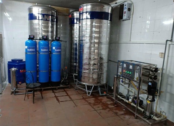 Hệ thống lọc RO 750L/h - Thiết Bị Xử Lý Nước HAMINCO - Công Ty TNHH Công Nghệ Môi Trường Và PCCC HAMINCO