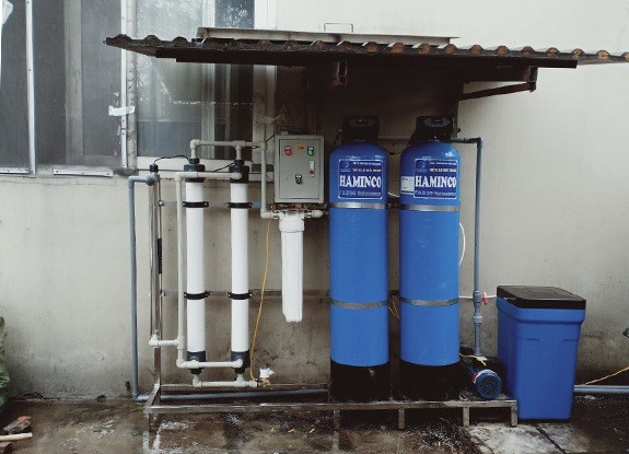 Hệ thống siêu lọc UF công suất 1000L/h - Thiết Bị Xử Lý Nước HAMINCO - Công Ty TNHH Công Nghệ Môi Trường Và PCCC HAMINCO