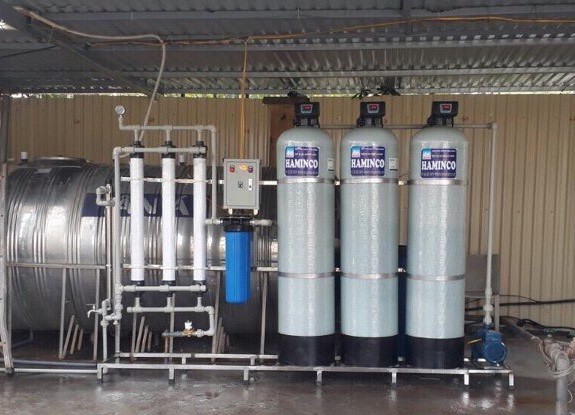 Hệ thống siêu lọc UF công suất 2000L/h - Thiết Bị Xử Lý Nước HAMINCO - Công Ty TNHH Công Nghệ Môi Trường Và PCCC HAMINCO