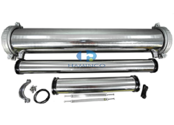 Vỏ màng inox - Thiết Bị Xử Lý Nước HAMINCO - Công Ty TNHH Công Nghệ Môi Trường Và PCCC HAMINCO