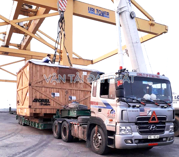 Vận chuyển Container kiện hàng xuất khẩu