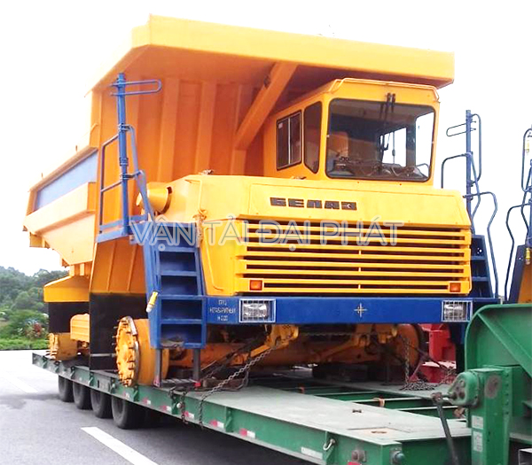 Vận chuyển xe ben, xe công trình hạng nặng