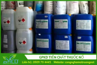 Giấy phép Kinh doanh tiền chất thuốc nổ - Môi Trường ENVICO - Công Ty Cổ Phần Công Nghệ Môi Trường ENVICO