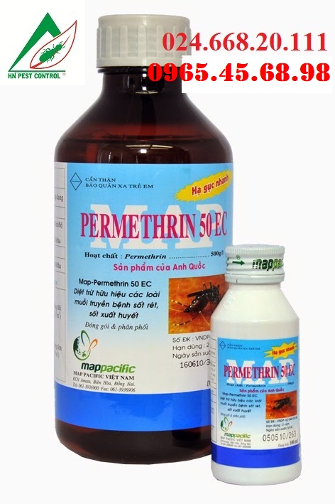 Map Permethrin 50EC (chai 100ml) - Dịch Vụ Diệt Côn Trùng Hà Nội - Công Ty TNHH Diệt Mối Và Côn Trùng Hà Nội