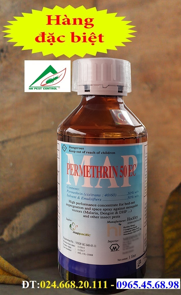 Map Permethrin 50 Ec (Anh Quốc) - Dịch Vụ Diệt Côn Trùng Hà Nội - Công Ty TNHH Diệt Mối Và Côn Trùng Hà Nội