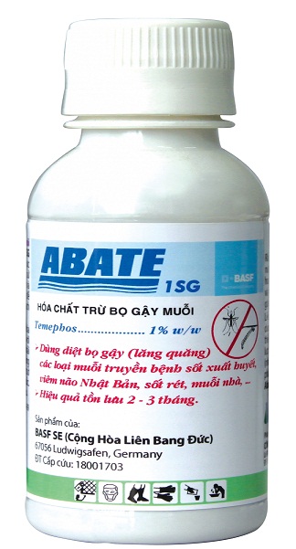 Hóa chất diệt bọ gậy (lăng quăng) Abate 1sg - Dịch Vụ Diệt Côn Trùng Hà Nội - Công Ty TNHH Diệt Mối Và Côn Trùng Hà Nội