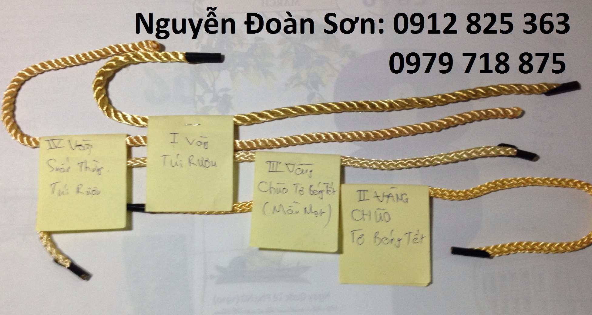 Dây quai túi giấy các loại - Dây Quai Túi Nguyễn Đoàn Sơn - Công Ty TNHH Thương Mại Nguyễn Đoàn Sơn