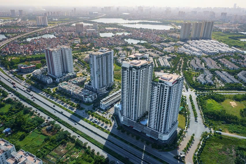 Cửa gỗ Composite tại KĐT Gamuda Garden