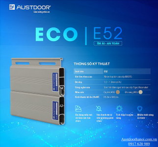 Cửa cuốn khe thoáng austdoor E52