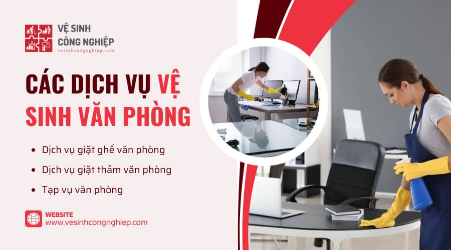 Các dịch vụ vệ sinh văn phòng