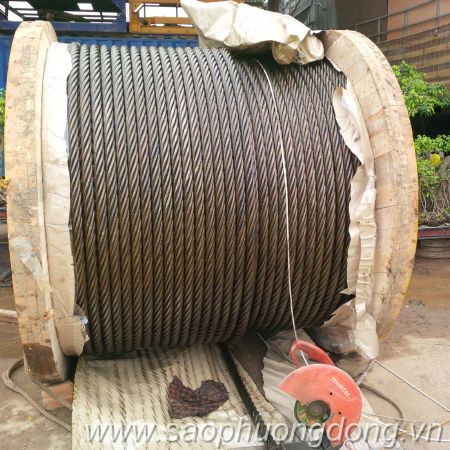 Cáp cẩu hàng lõi thép 6ì36 Hàn Quốc