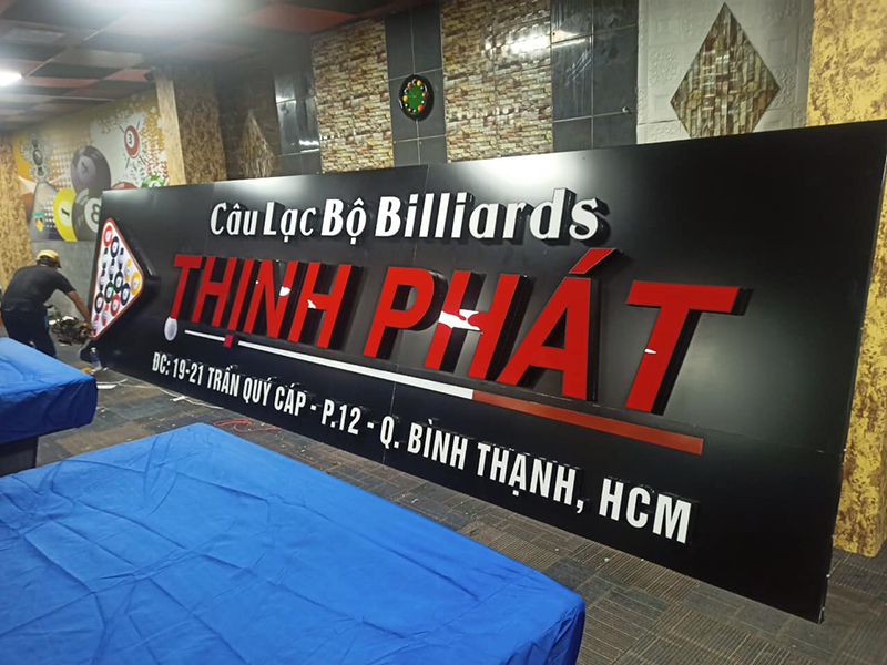 Bảng hiệu quảng cáo chữ nổi