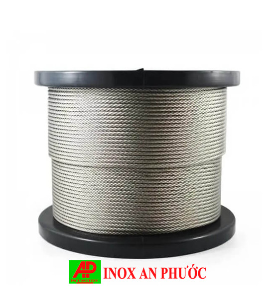Dây cáp inox 304 phi 8mm - Inox An Phước - Công Ty TNHH Đầu Tư Thương Mại Kim Loại An Phước