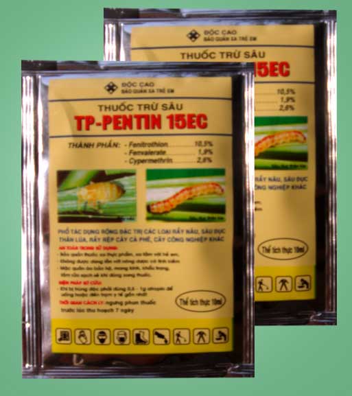 Thuốc trừ sâu TP-Pentin 15 EC - Nông sản Thành Phương - Công Ty TNHH Thành Phương