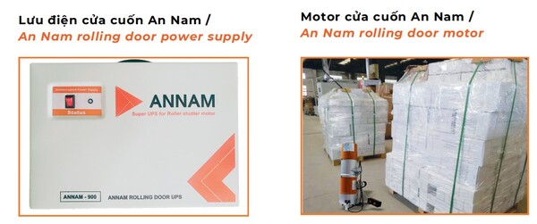 Lưu điện motor cửa cuốn