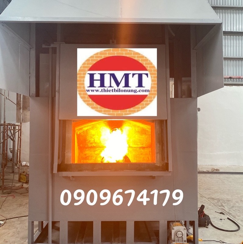 Lò nấu nhôm phế liệu