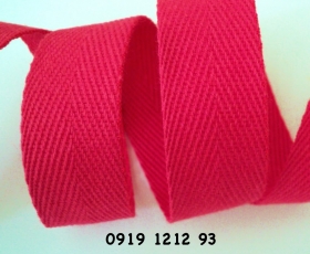 Dây dệt 23mm màu hồng đỏ - Dây Đai Dệt Midori - Công Ty TNHH Sản Xuất - Thương Mại Và Dịch Vụ Mi Đô Ri