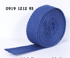 Dây dệt 25mm màu xanh - Dây Đai Dệt Midori - Công Ty TNHH Sản Xuất - Thương Mại Và Dịch Vụ Mi Đô Ri