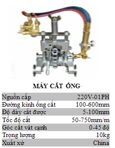 Máy cắt ống - Vật Tư Cơ Khí Trung Việt - Công Ty TNHH C.T Trung Việt