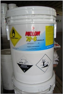 Chlorine Niclon 70G TOSOH Nhật (45kg/thùng)