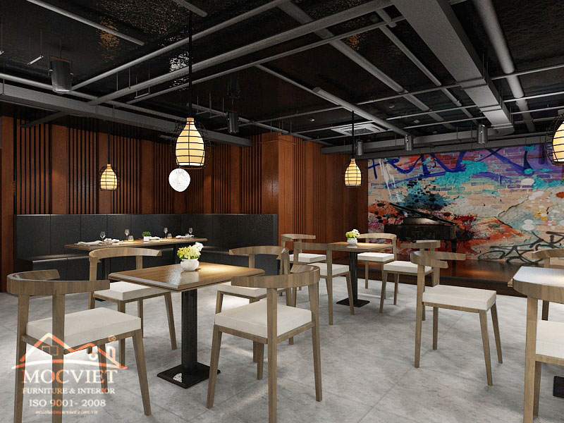 Nội thất cafe Sao Việt - Nội Thất Mộc Việt - Công Ty TNHH Sản Xuất Và Thương Mại Mộc Việt