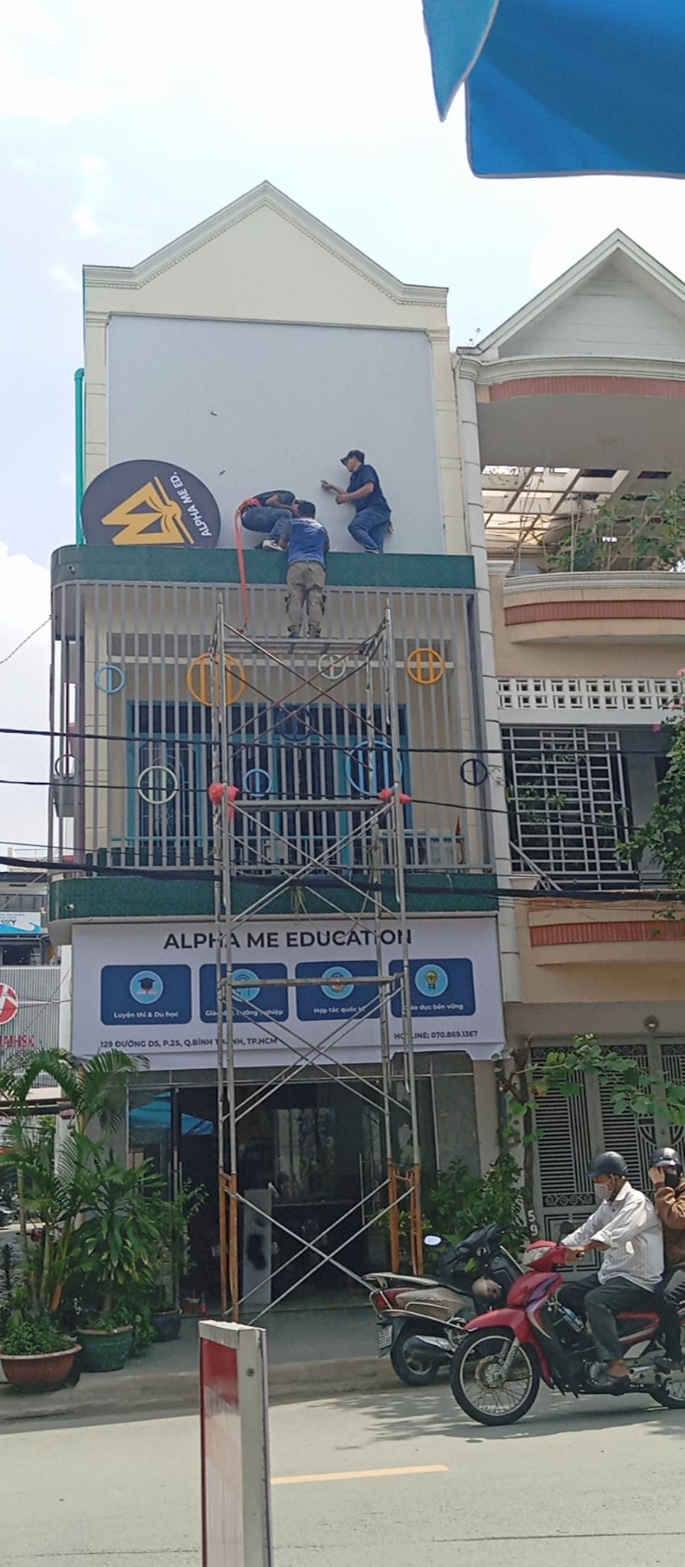 Hình ảnh dự án thi công công ty Thiết Kế Quảng Cáo Thiên Niên Kỷ
