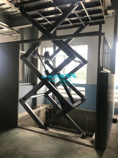 Lắp đặt bàn nâng thủy lực cho Công ty TNHH Yong A Textile Vina