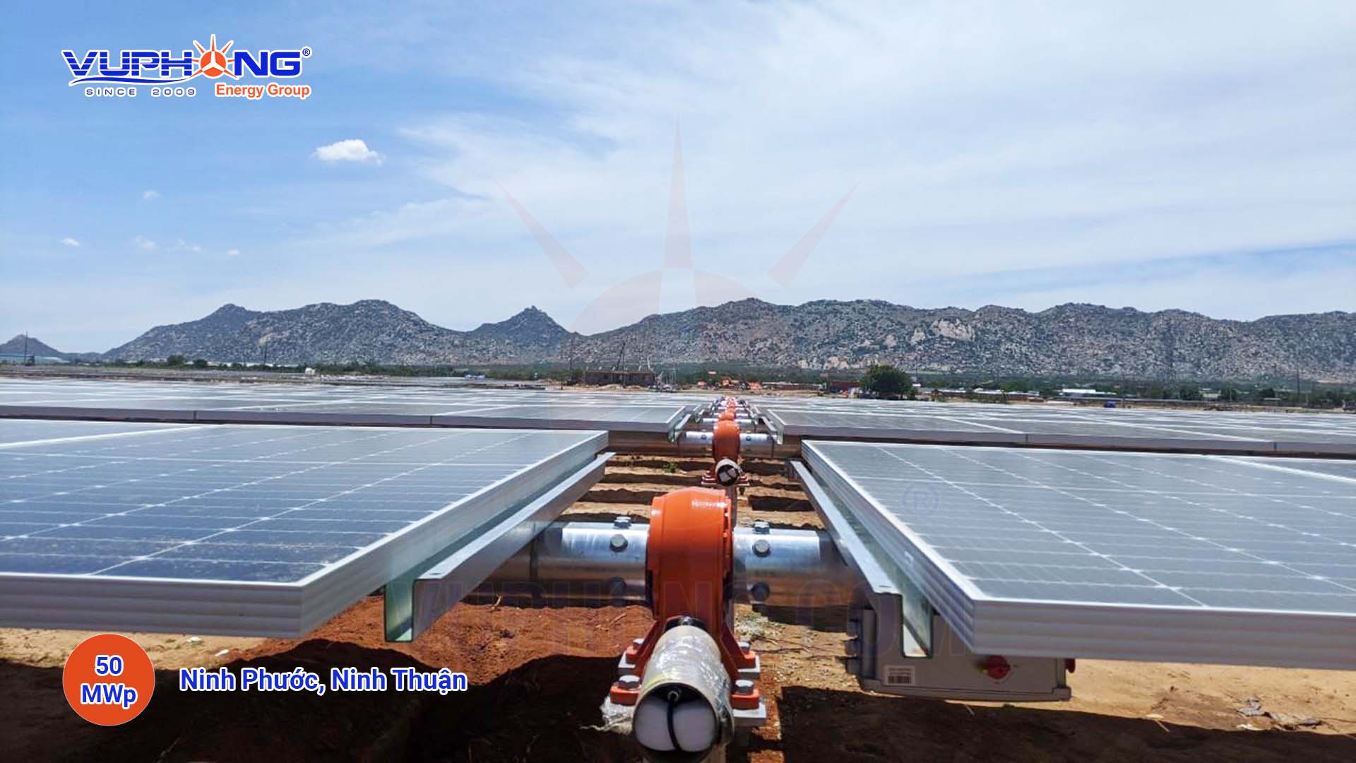 Nhà máy điện mặt trời Adani 50MWp Ninh Phước, Ninh Thuận - Công Ty Cổ Phần Vũ Phong Energy Group